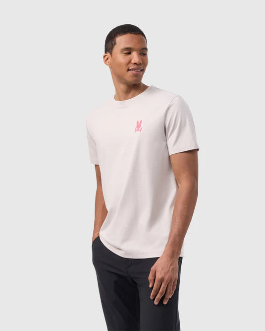 Psycho Bunny Men's Sloan Back Graphic Tee