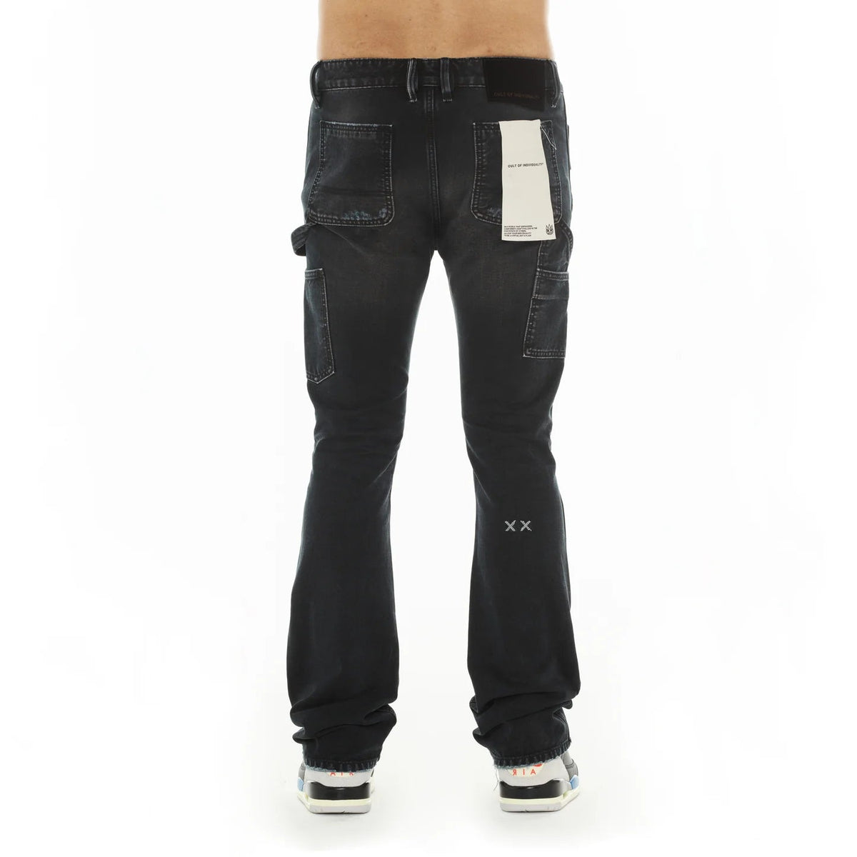 Cult's Carpenter Lenny Bootcut Jeans in Vintage Black 626A1-CLB20A