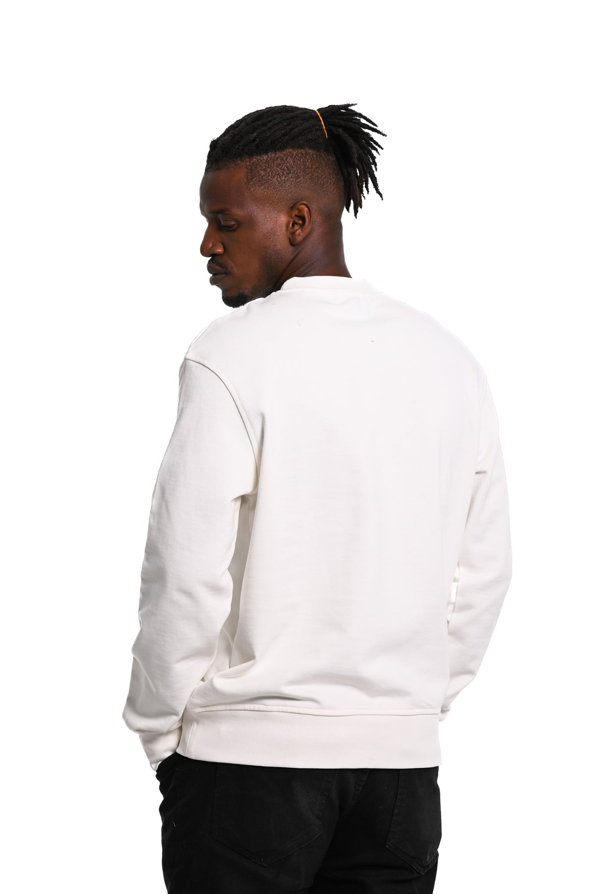 Glory of God Oversized Sweatshirt- White- rhinestones print