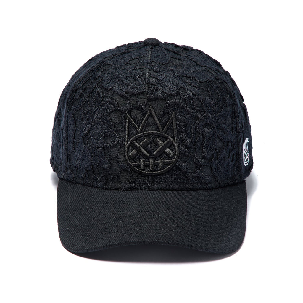 Cult's A Frame Trucker Hat "Lace" In Black 626AC-CH71A