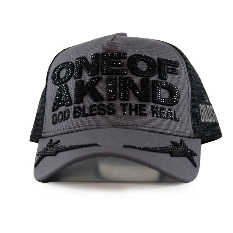 Gold Star Dark Grey Trucker Hat