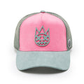 Cult's Logo Mesh Back Trucker Hat "Shimuchan" in Hot Pink 625BC-CH57A