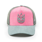 Cult's Logo Mesh Back Trucker Hat "Shimuchan" in Hot Pink 625BC-CH57A