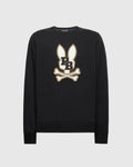 Psycho Bunny Wade Cord Patch Crew Black  MT0500047001_020