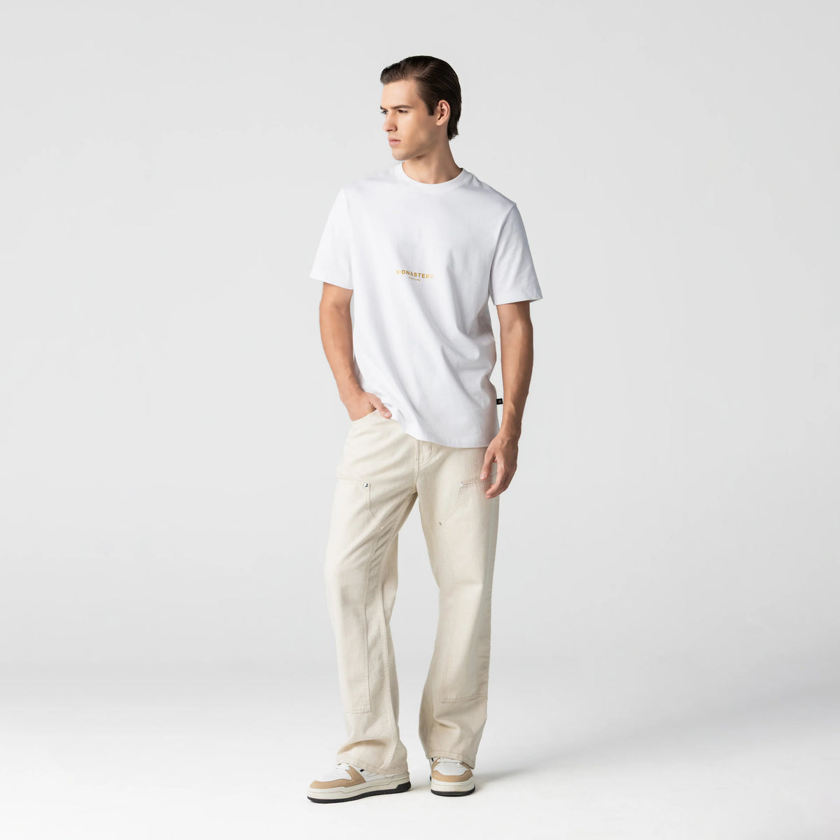 BOUKER T-SHIRT MEN WHITE monastery