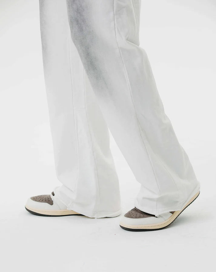 Blahk Colors  Crimson Flow Pants White