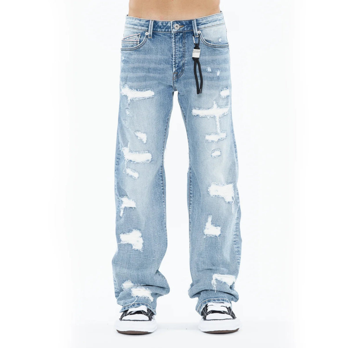Cult's Grunge Baggy 607 Jeans in Back Emb