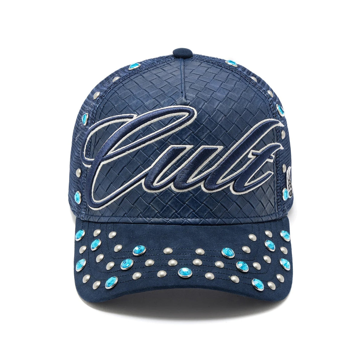 Cult's Mesh Back Trucker Hat "Studs" In Navy 626BC-CH57A