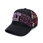 Cult's Mesh Back Trucker Hat "Culture" In Black  626BC-CH55A