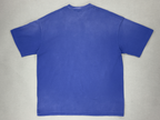 Glory of God Oversized Half Sleeve T-Shirt - Ultra-Soft Cotton in Vibrant Blue