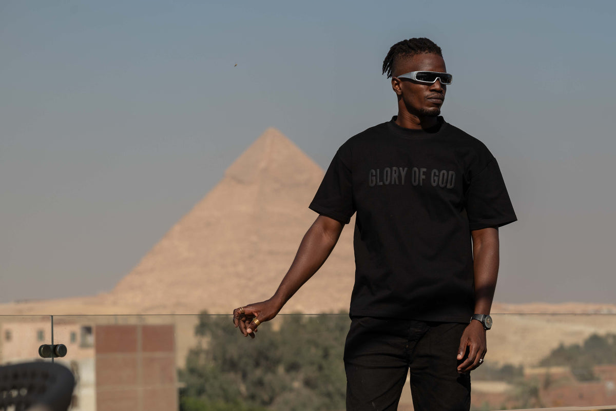 Glory Of God oversized t-shirt - Black