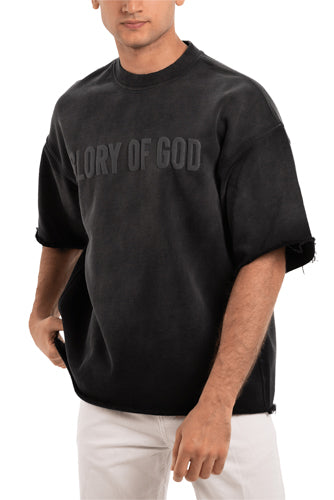 Glory Of God oversized t-shirt - Charcoal
