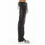 Cult x El Alfa Premium Grunge Baggy 607 Jeans in Darts 625B8-BG97D