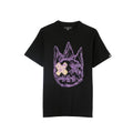 Short Sleeve Crew Neck Tee "Shattered Logo" in Black