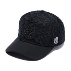 Cult's A Frame Trucker Hat "Lace" In Black 626AC-CH71A