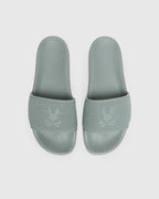 men's knit slides B6A474F200 LEAD GREY