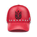 Cult's Mesh Back Trucker Hat "Horseman" In Rococco Red  626AC-CH56A