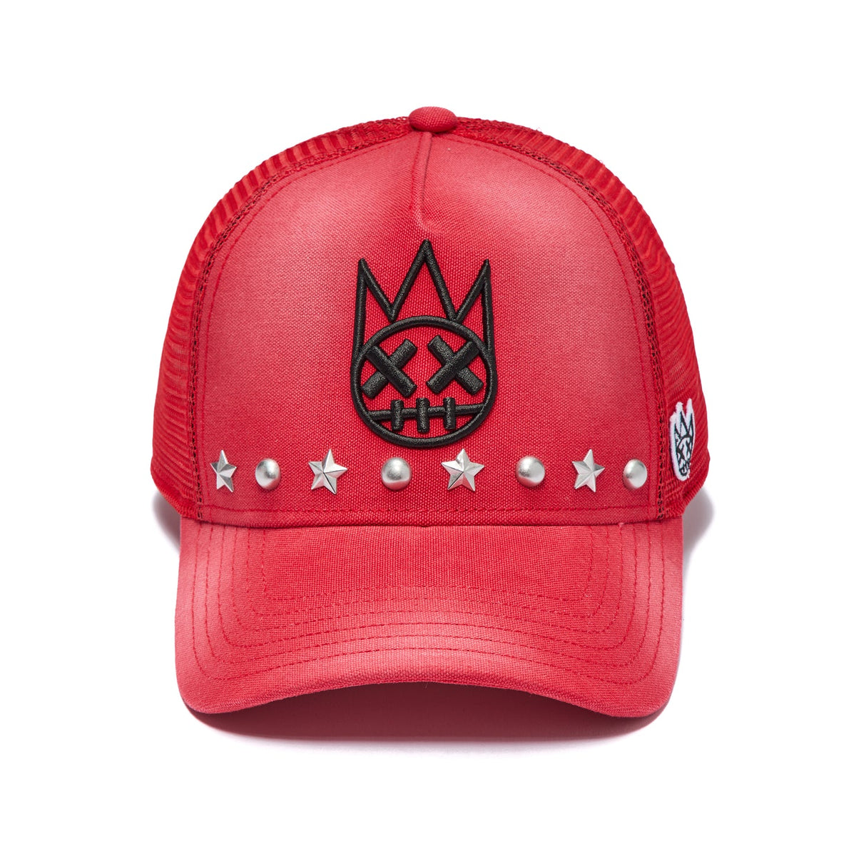 Cult's Mesh Back Trucker Hat "Horseman" In Rococco Red  626AC-CH56A