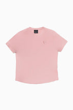 Classic Embroidery Heart Rose Tan T-shirt