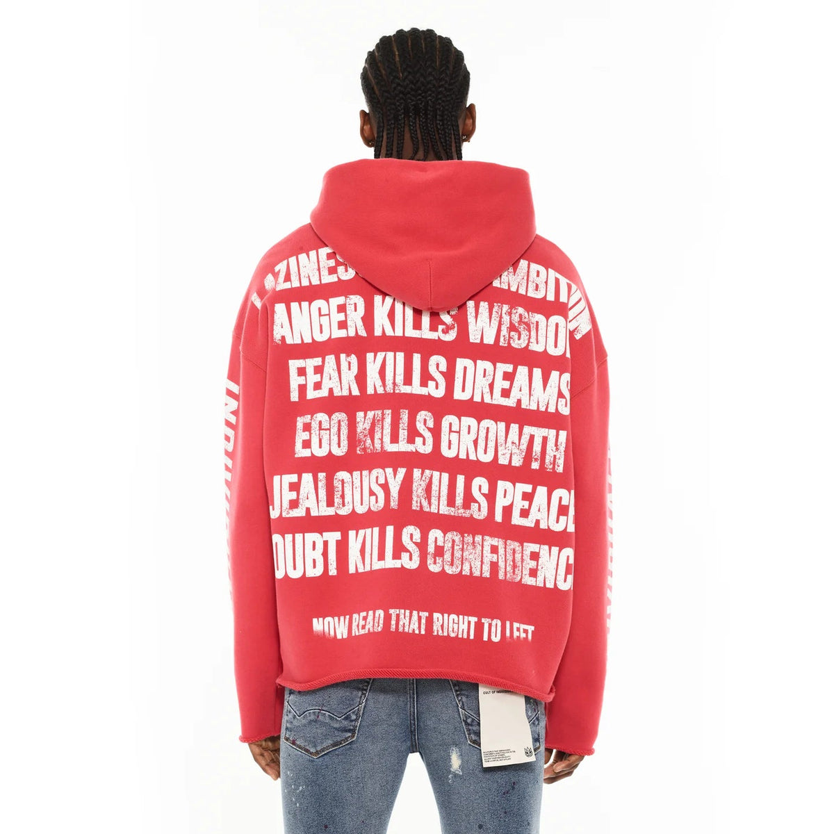 Cult's Pullover Novelty Hoodie "Cult Lovers" in Rogue Red 625B12-PH18A