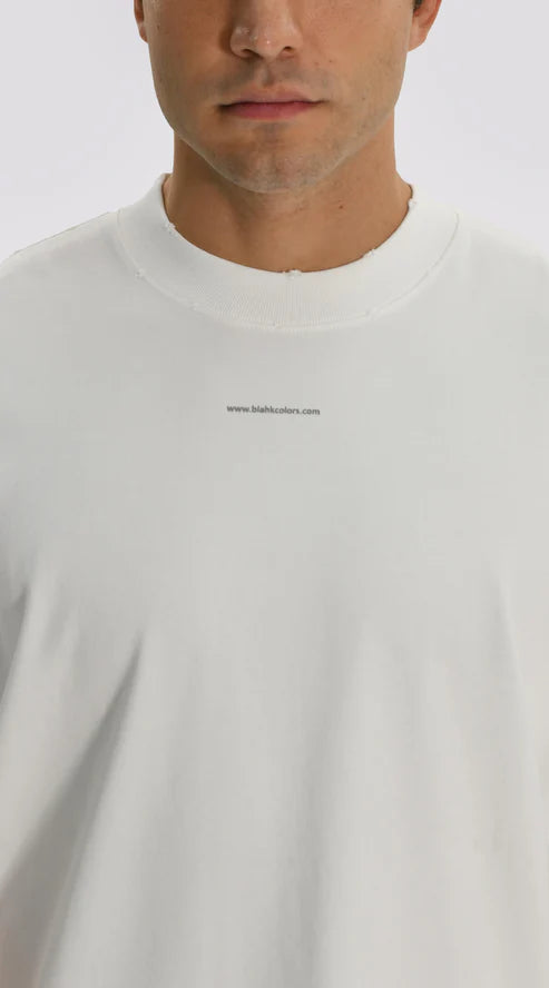 Blahk colors 8803 shirt blanco con diseno pajina web