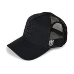 Cult's Crystal Logo Trucker Hat in Black 625BC-CH200A