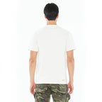Cult's Heavyweight Short Sleeve Crew Neck Tee "Cuba" in Winter White