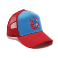 CLEAN LOGO MESH BACK TRUCKER IN VINTAGE BLUE