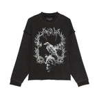 Cult's Novelty Fleece Crew Sweatshirt in Vintage Charcoal 626A1-FC16A