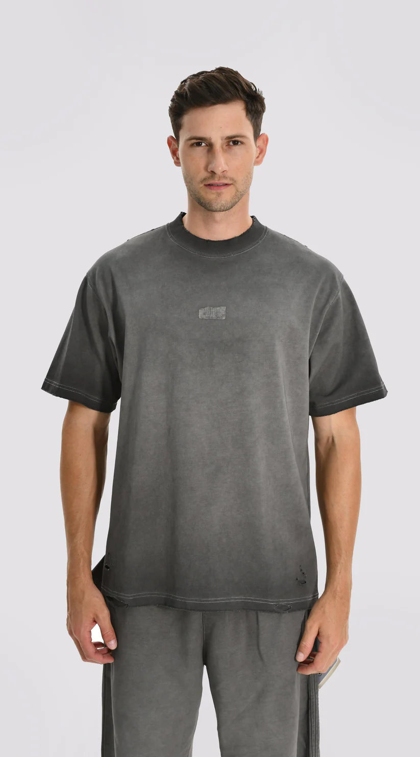 Blahk colors Oversize 88018 WASH BLK Shirt