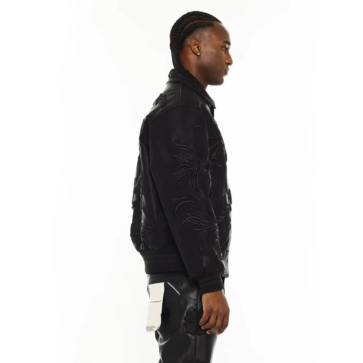Cult's Varsity Jacket in Black 625B10-VJ90A
