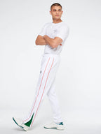 AMISCORA TRACK PANTS ARCHIVIO-WHITE/GRENADINE/JOLLY GREEN