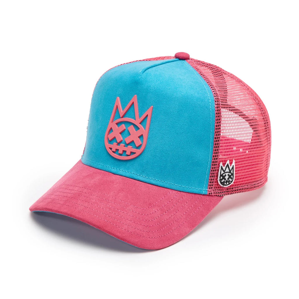 Cult's Logo Mesh Back Trucker Hat "Shimuchan" in Electric Blue 625BC-CH58A-ONE