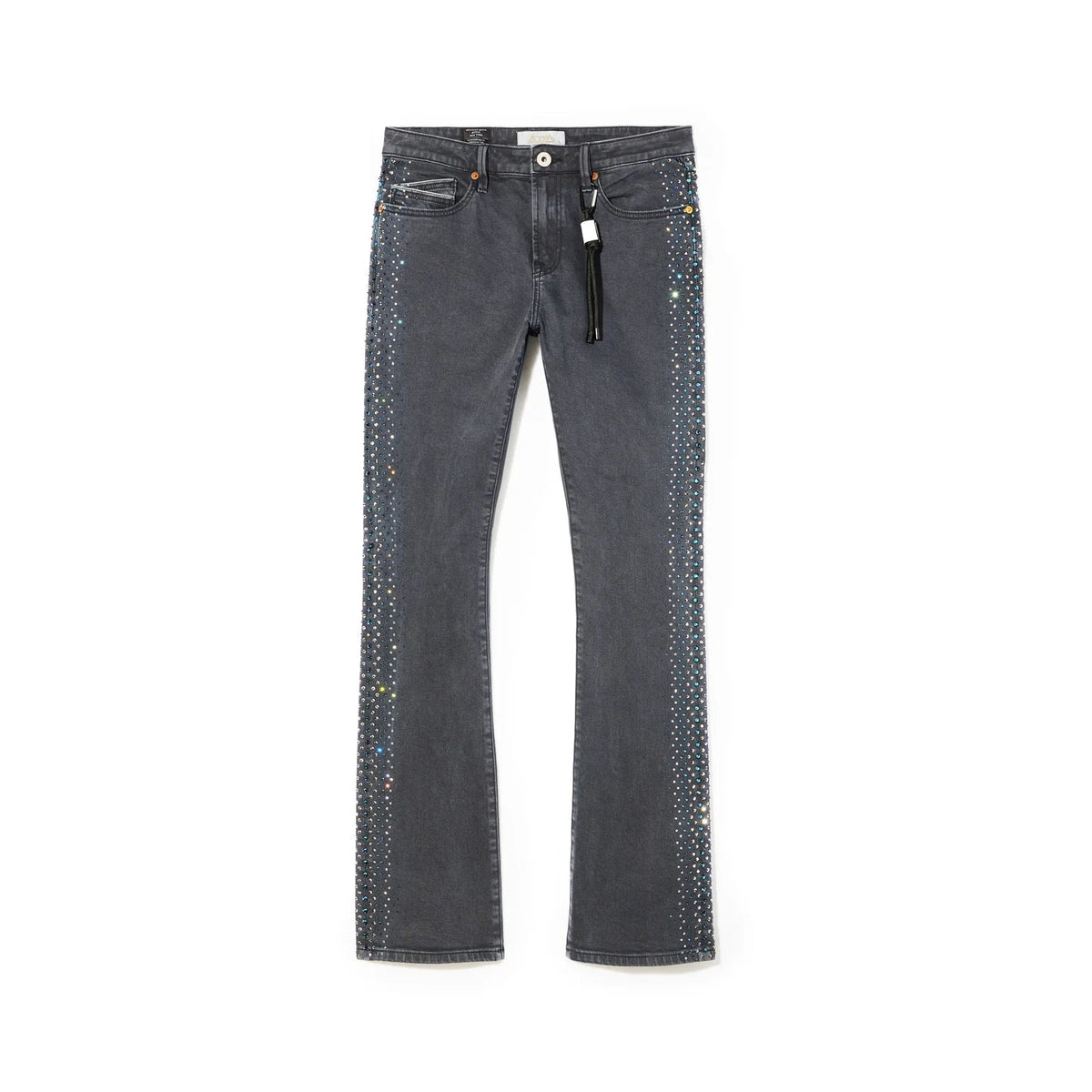 Cult x El Alfa Premium Lenny Bootcut 603 Jeans in Noir  625B8-LB5H