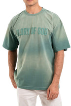 Glory Of God oversized t-shirt - Green