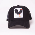 New Rooster Black trucker hat