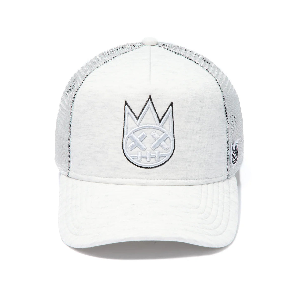 Cult's Mesh Back Trucker Hat "Paisley" In Winter White  626AC-CH60A
