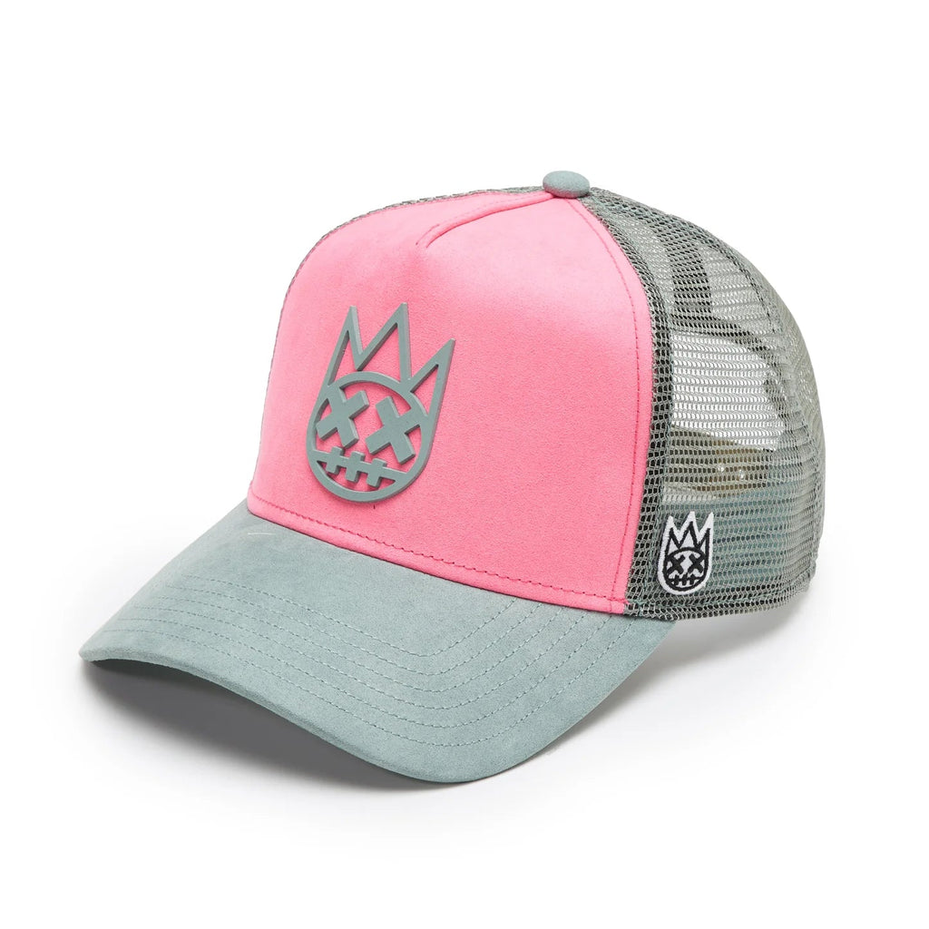Cult's Logo Mesh Back Trucker Hat "Shimuchan" in Hot Pink 625BC-CH57A
