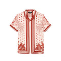 Cuban Short Sleeve Woven Shirt in Retro