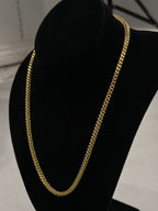 Elegant 14K Gold Box Chain Necklace