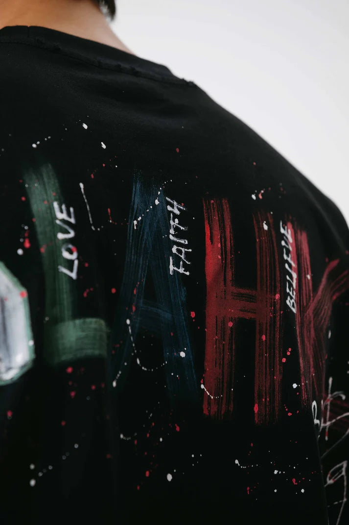 Blahk Colors  Cosmic Letter Tee