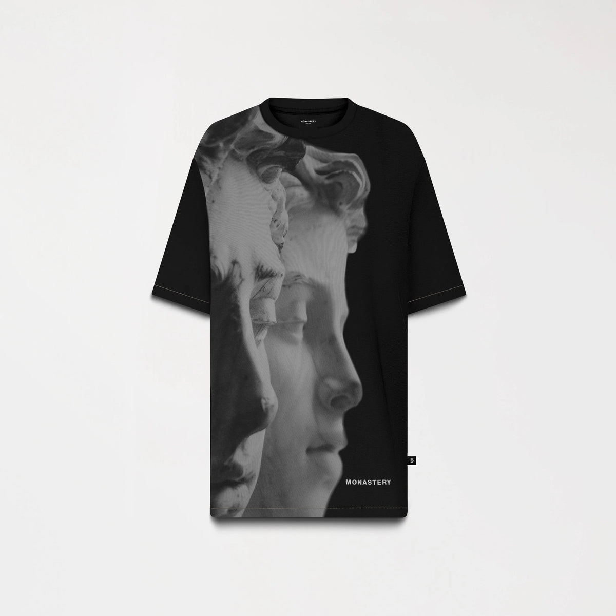 TERSIA T-SHIRT OVERSIZED MEN BLACK MONASTERY