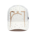 Cult's Mesh Back Trucker Hat "Cult Arch Logo" In Winter White 626AC-CH68A