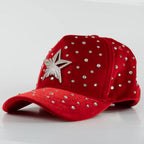 STARLIT RED TRUCKER HAT