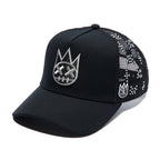 Cult's Repeat Pattern With Crystals Hat In Black 626AC-CH79A