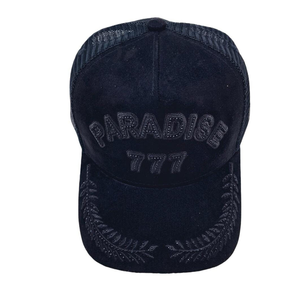 HAT TRUCKER BLAK SUEDE 777 CD0385