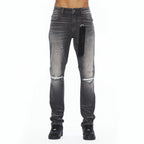 Cult's Rocker Slim Straight 602 Jeans In Charcoal  626B8-RS02R