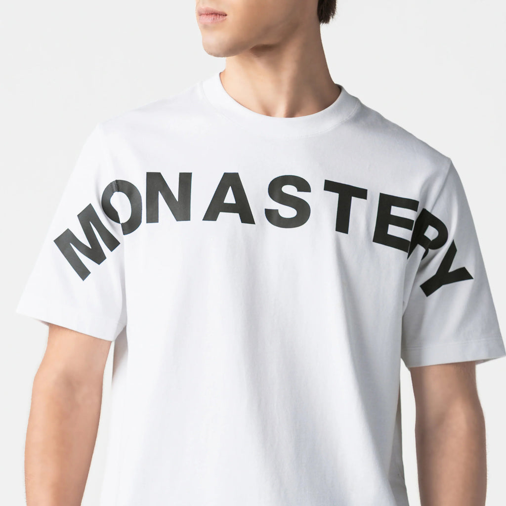 AUREAL T-SHIRT MEN WHITE MONASTERY