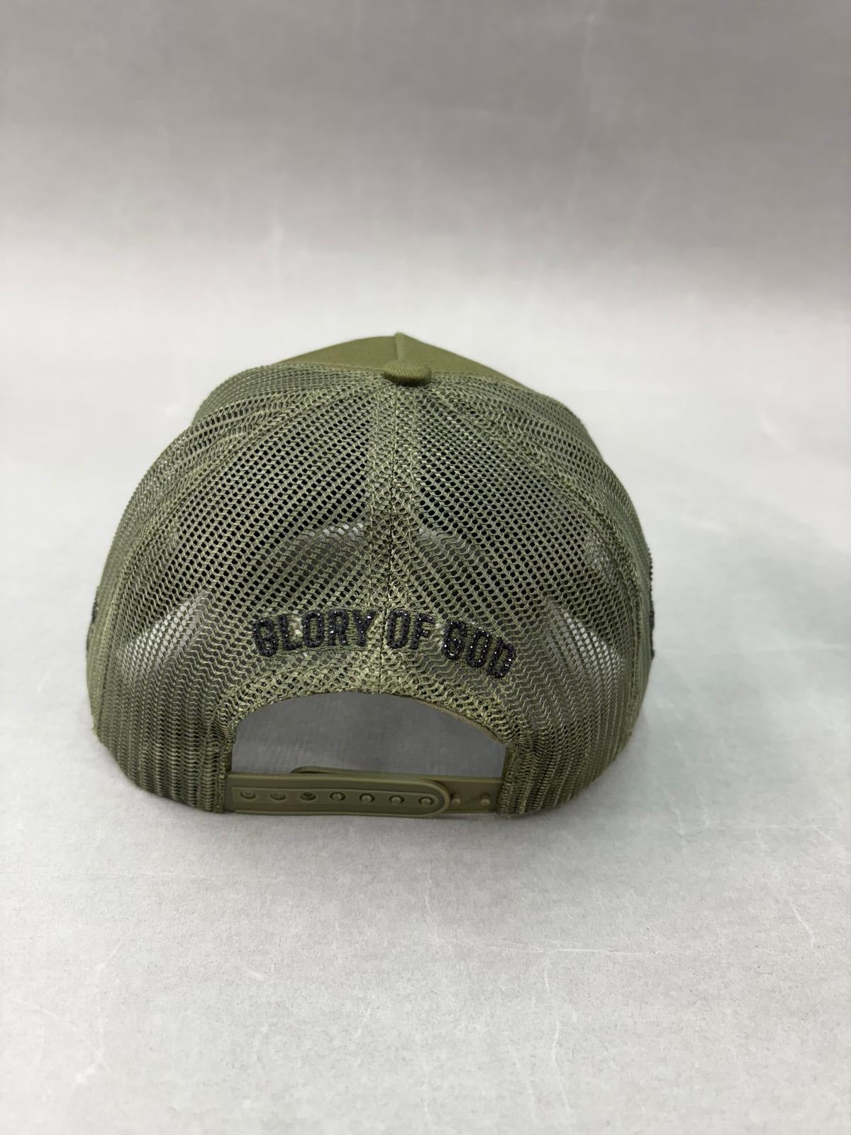 Glory of God HAT VERDE OLIVO.