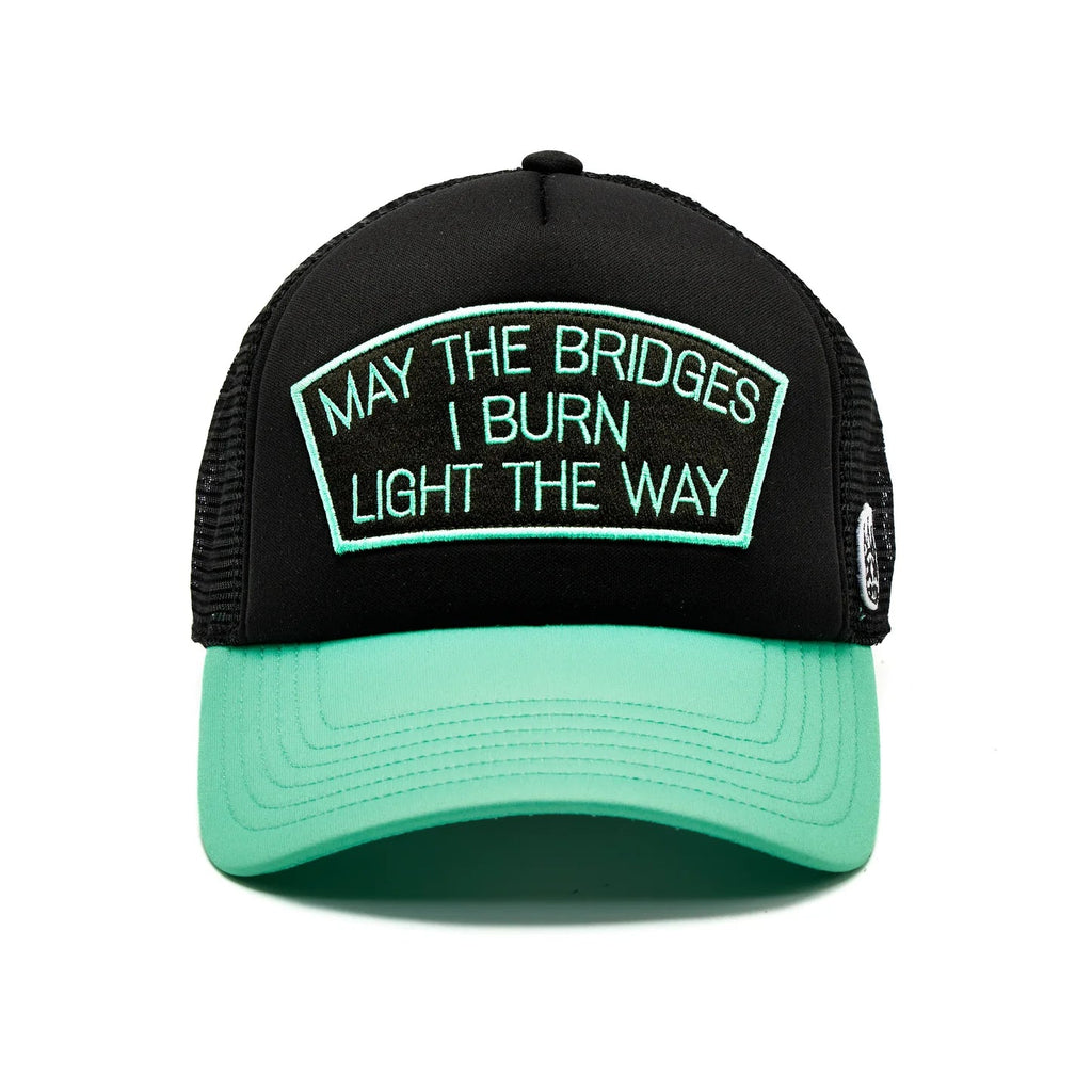 Light The Way Black Trucker Hat